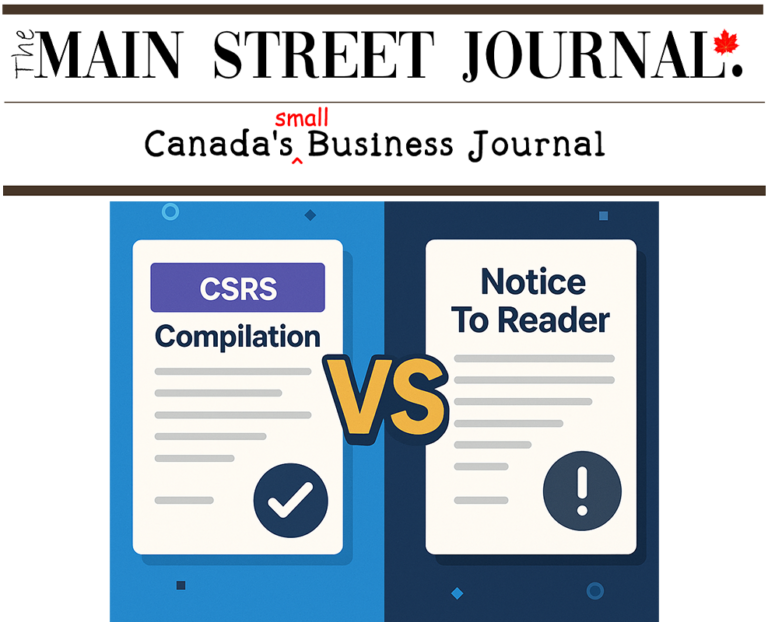 CSRS Compilation vs Notice To Reader